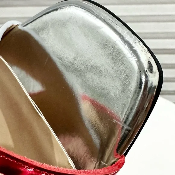 🌺CHRISTIAN LOUBOUTIN🌺 Arkenmule Silver Rainbow Mule Sandal Size: 36.5 - Picture 6 of 15